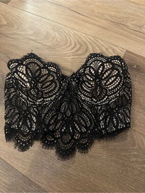 Dynamite Lace Strapless Longline Bralette/bustier - Women Intimates